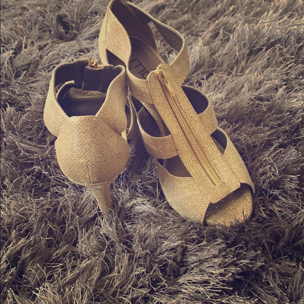 Gold heels